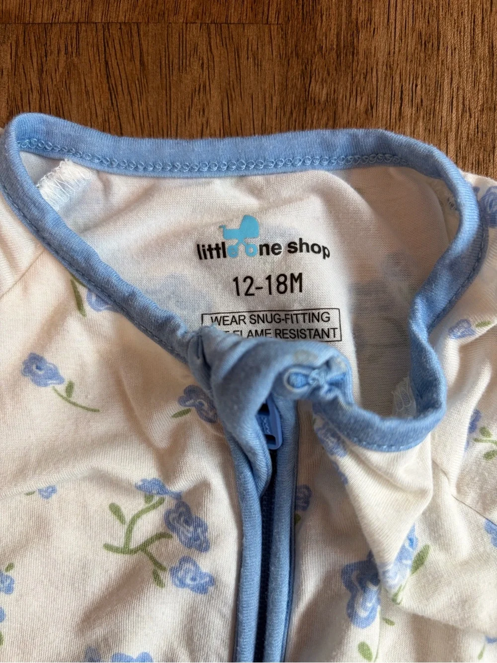 Little One Shop Bamboo Floral Footie One-Piece Pajama - Baby